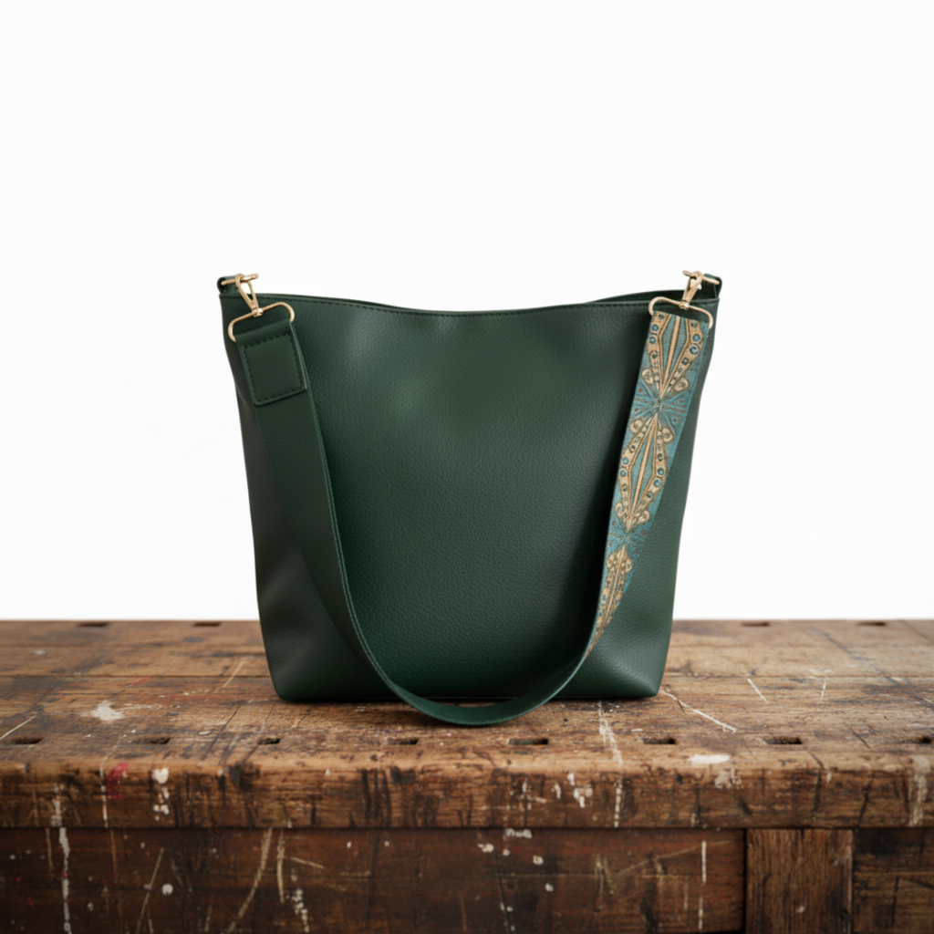 MEZTLI™ – Bolso Tamar de cuero vegano vintage
