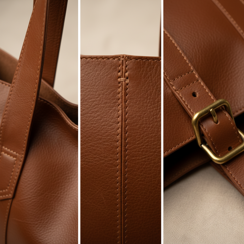 MEZTLI™ – Bolso Noga de cuero vegano elegante