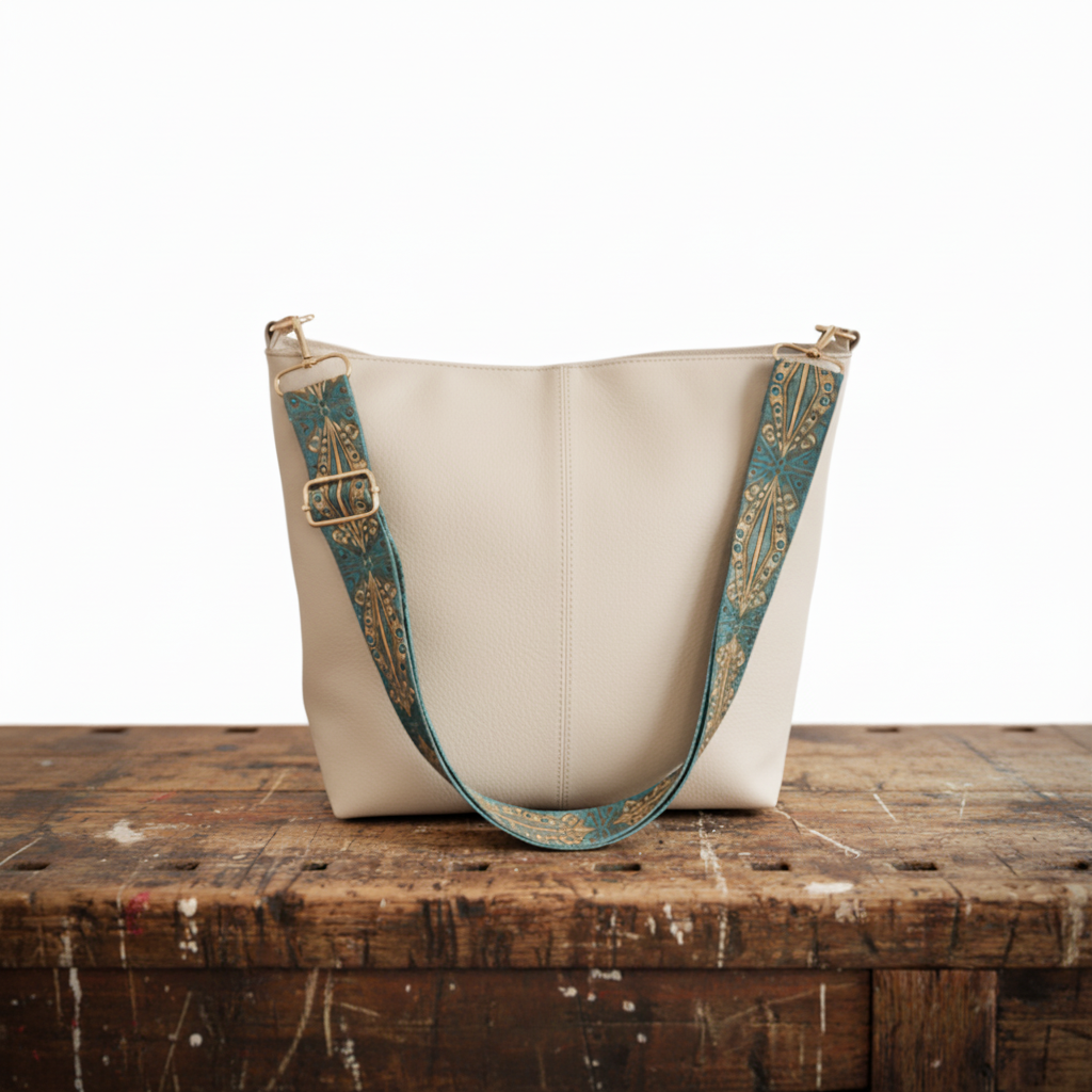 MEZTLI™ – Bolso Tamar de cuero vegano vintage