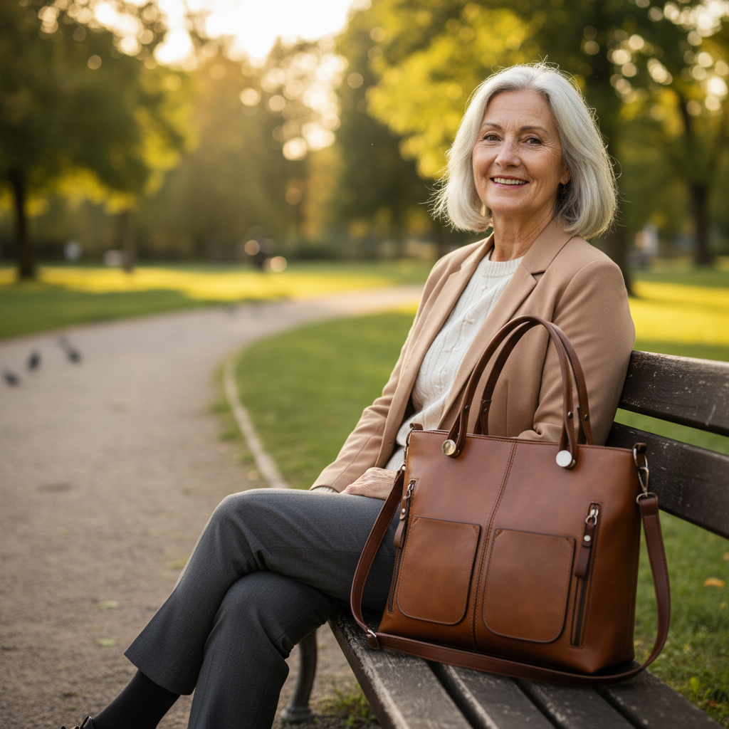MEZTLI™ – Bolso Maya de cuero vegano elegante