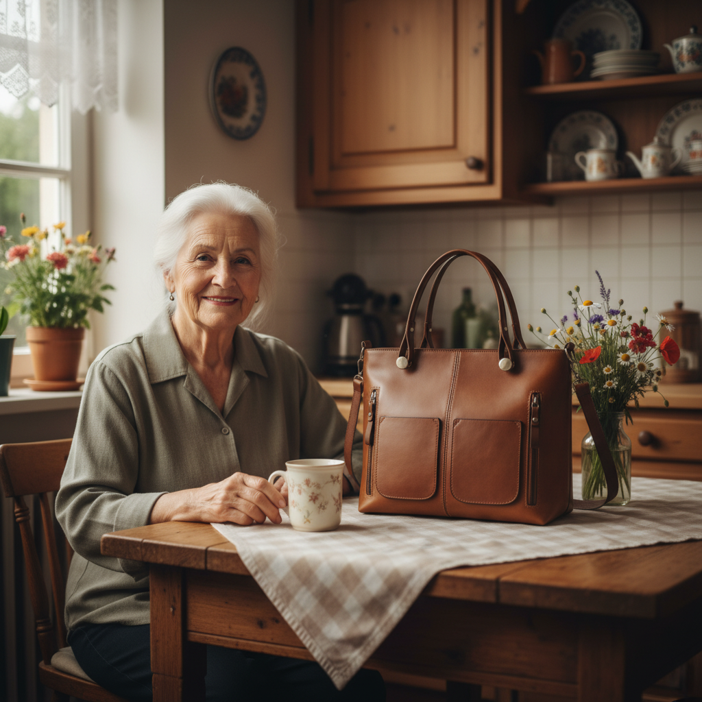 MEZTLI™ – Bolso Maya de cuero vegano elegante