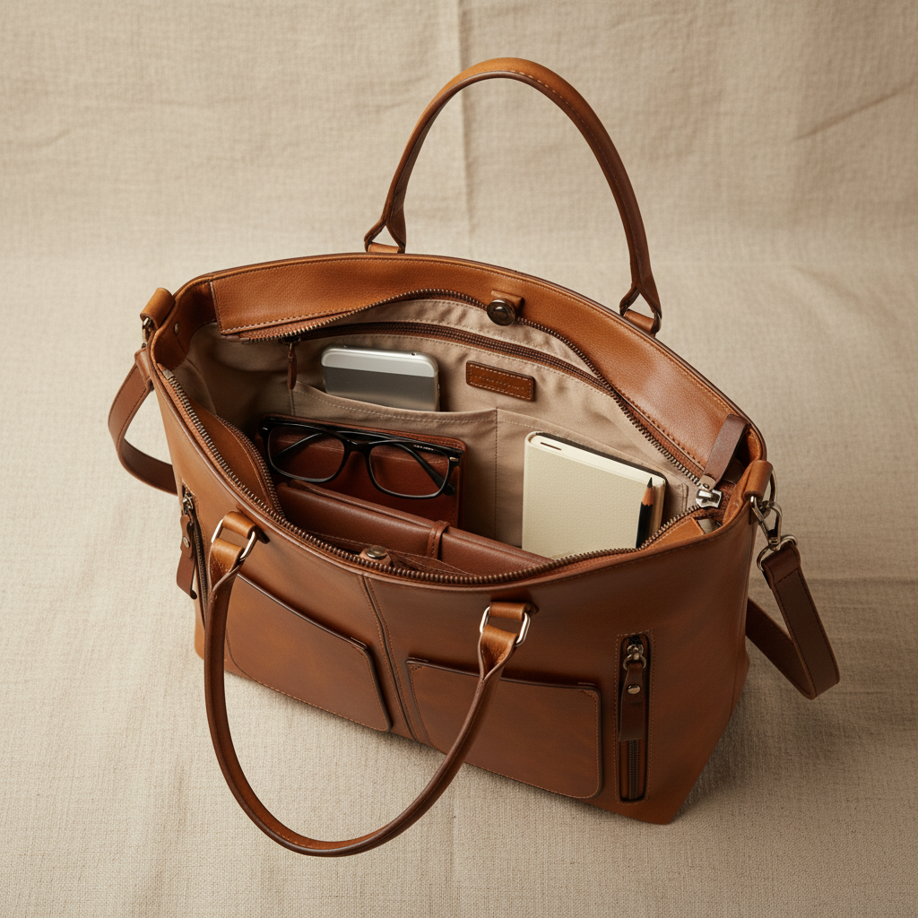 MEZTLI™ – Bolso Maya de cuero vegano elegante