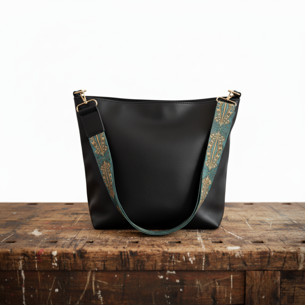 MEZTLI™ – Bolso Tamar de cuero vegano vintage