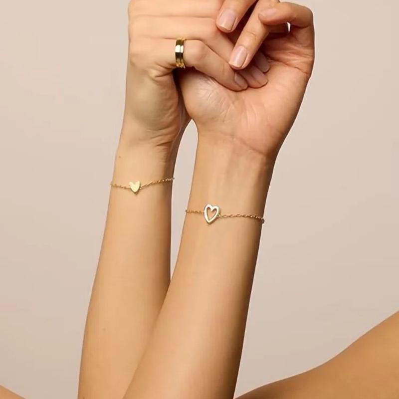 ÉCLAT | Set de Pulseras de Corazones a Juego