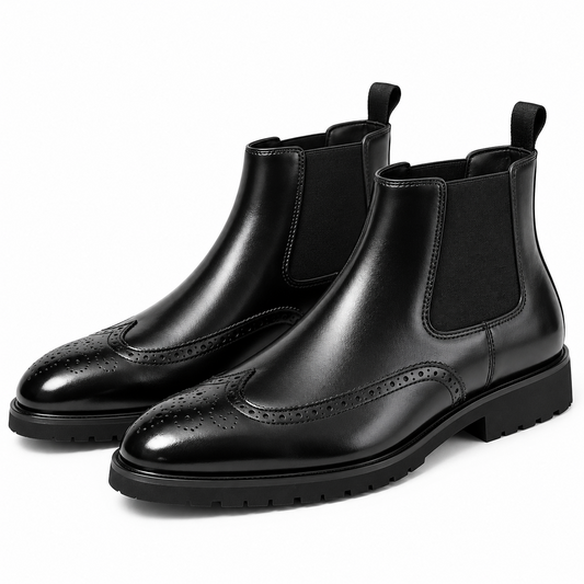 Sierra | Botas Tipo Botín de Cuero