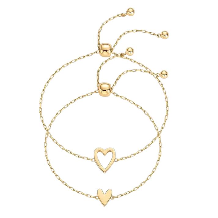 ÉCLAT | Set de Pulseras de Corazones a Juego