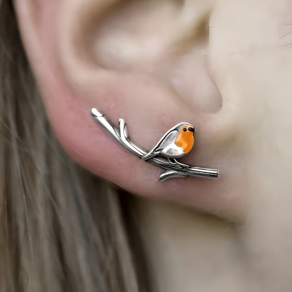 ÉCLAT | Pendientes Pájaro Delicado Hechos a Mano