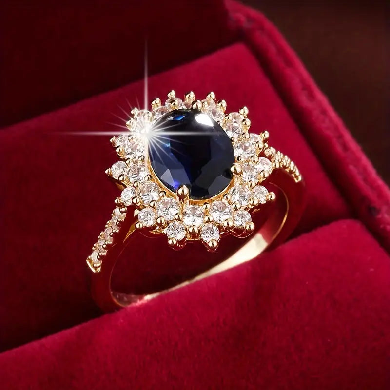 ÉCLAT | Anillo de Oro con Zafiro