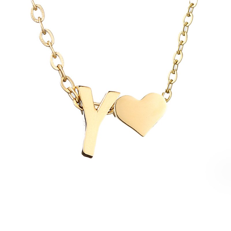 Collar Inicial Atemporal con Corazón