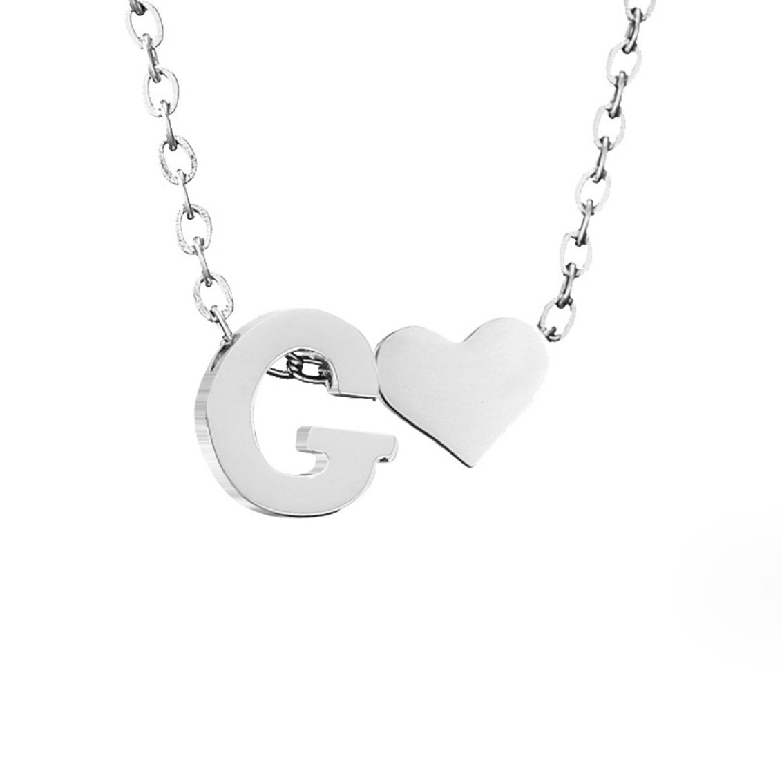 Collar Inicial Atemporal con Corazón