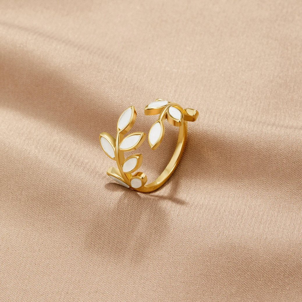 ÉCLAT | Anillo Hoja Dorada
