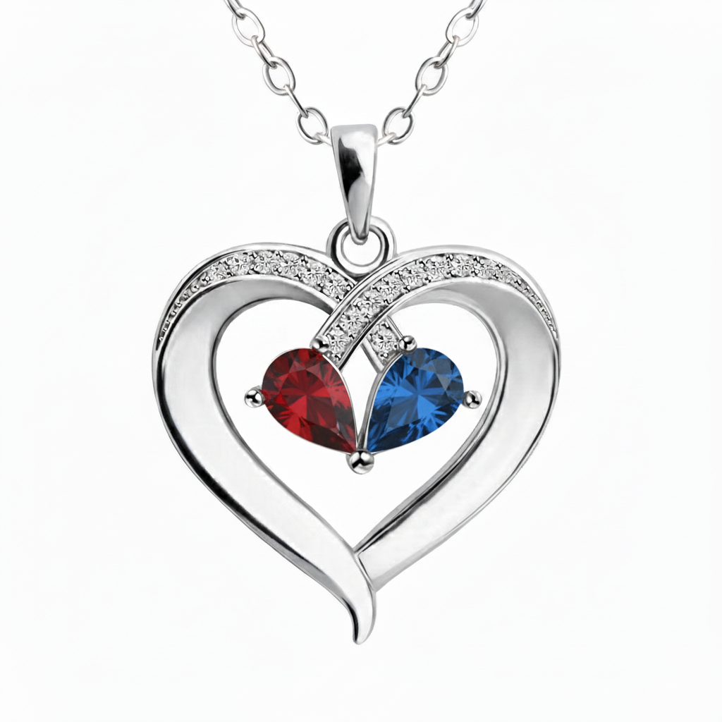 ÉCLAT | Name Necklace "Entwined Hearts"