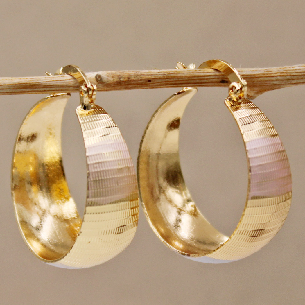 ÉCLAT | Pendientes de Oro Lujo Refinado