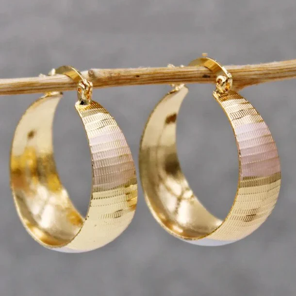ÉCLAT | Pendientes de Oro Lujo Refinado