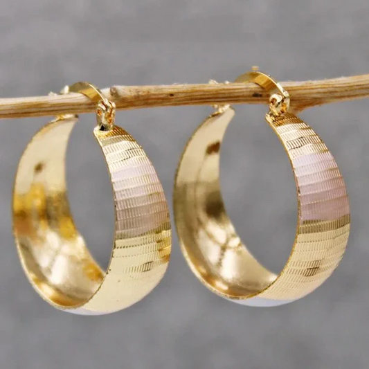 ÉCLAT | Pendientes de Oro Lujo Refinado