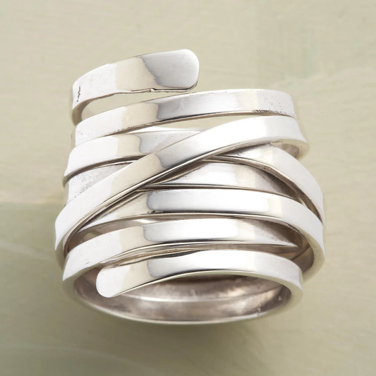 ÉCLAT | Anillo de Plata Vintage Elegante