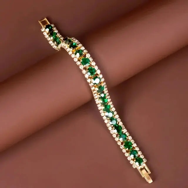 ÉCLAT | Pulsera Verde y Oro