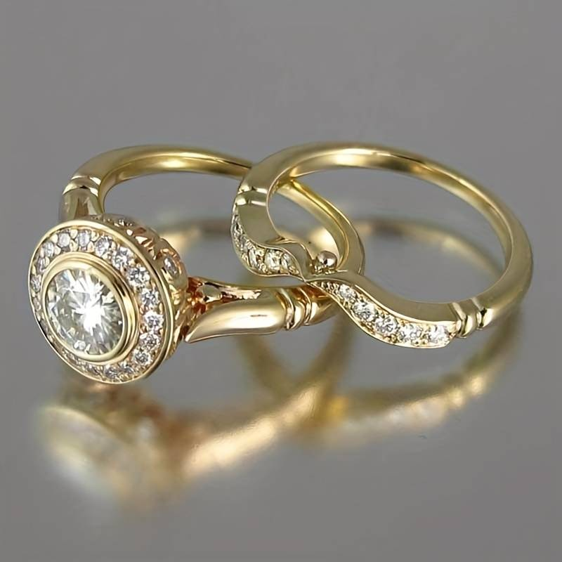 ÉCLAT | Anillo Vintage de Oro con Circonio