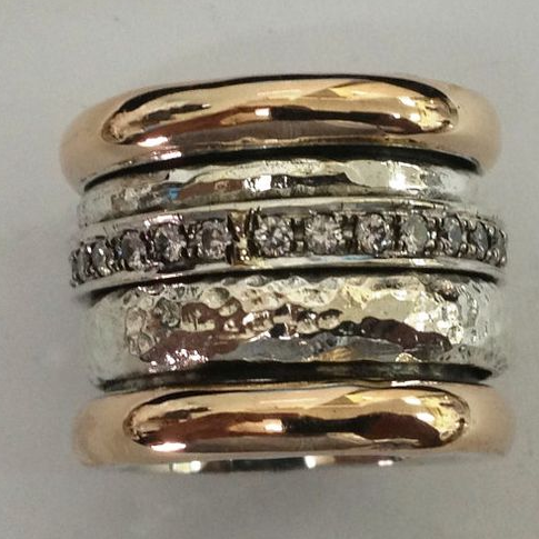 ÉCLAT | Anillo Estructurado Dorado™ – Volumen Vintage