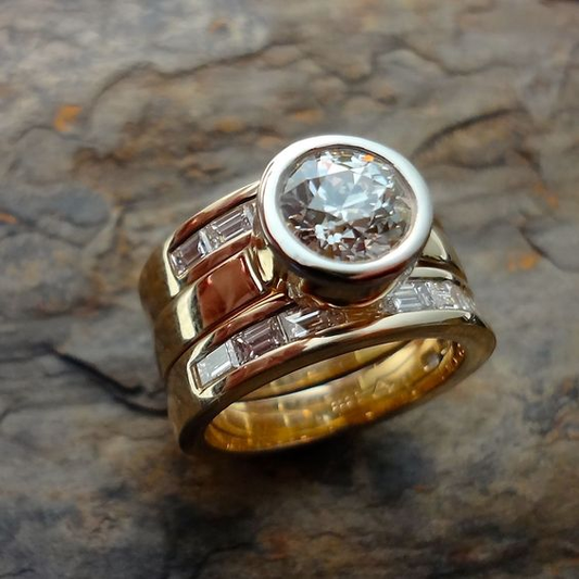 ÉCLAT | Anillo Vintage con Vidrio Laminado