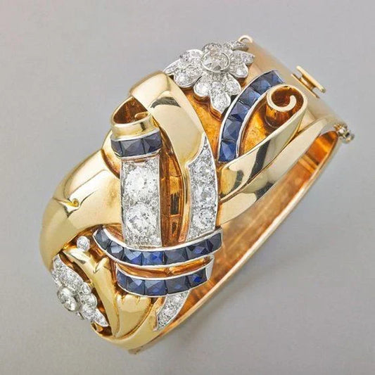 ÉCLAT | Anillo Vintage de Oro con Circonita