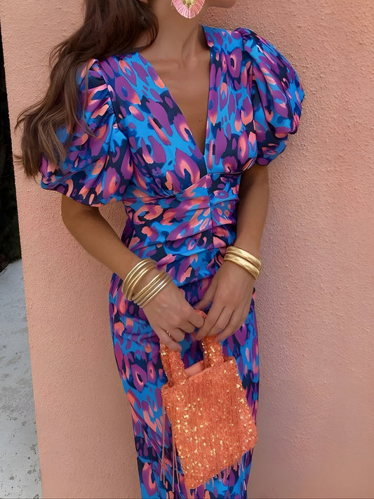 Tora™ - Vestido con mangas plisadas