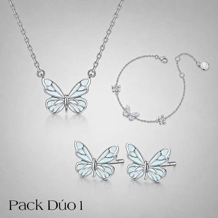 ÉCLAT | Set Butterfly™ | Joyería de Mariposa con Brillo Luminoso