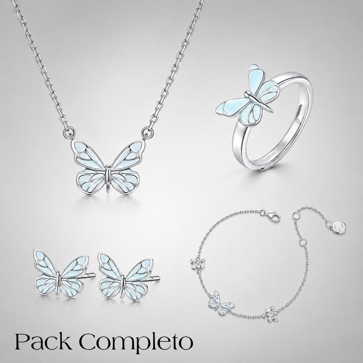ÉCLAT | Set Butterfly™ | Joyería de Mariposa con Brillo Luminoso