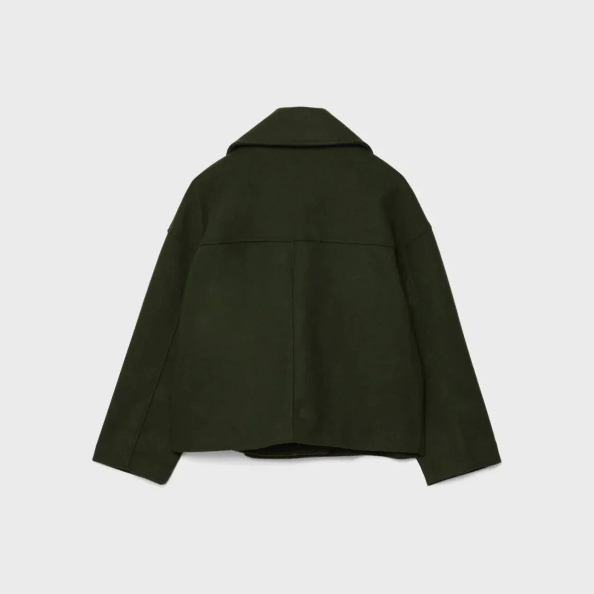 Chaqueta corta de lana con doble botonadura para mujer - Heidi
