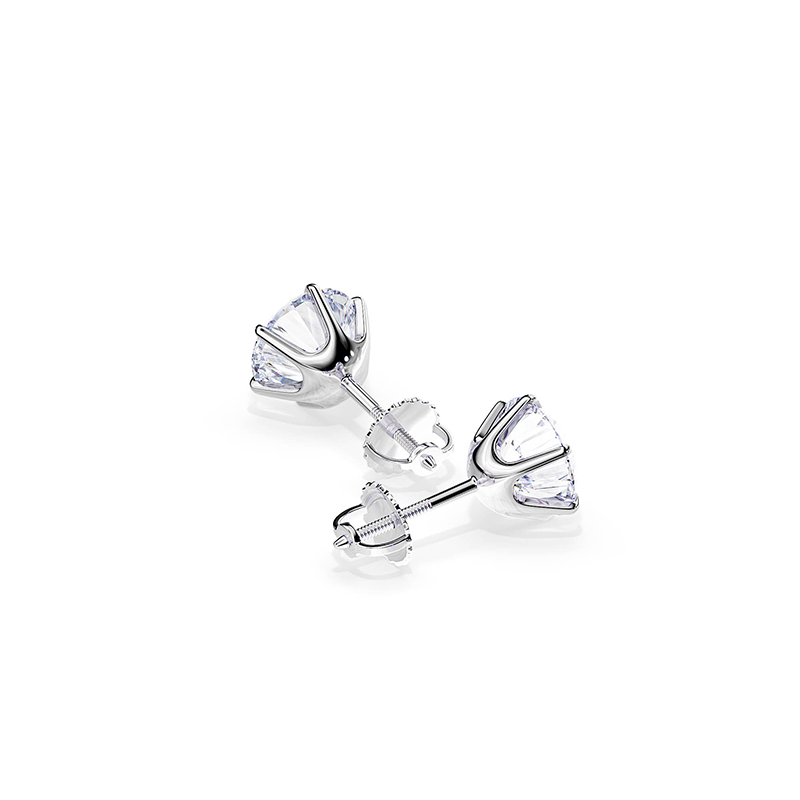 ÉCLAT | Pendientes Chic de Oro Blanco Tera