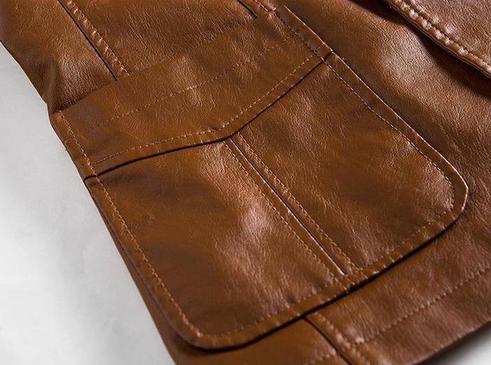 Kaizen | Blazer De Cuero Elegante & Estilizado